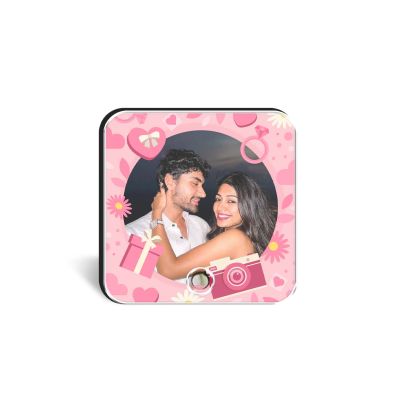 Personalised Musical Fridge Magnet for Couples 1st for Wife Birthday Gift for Girlfriend Boyfriend Rechargeable Music Player